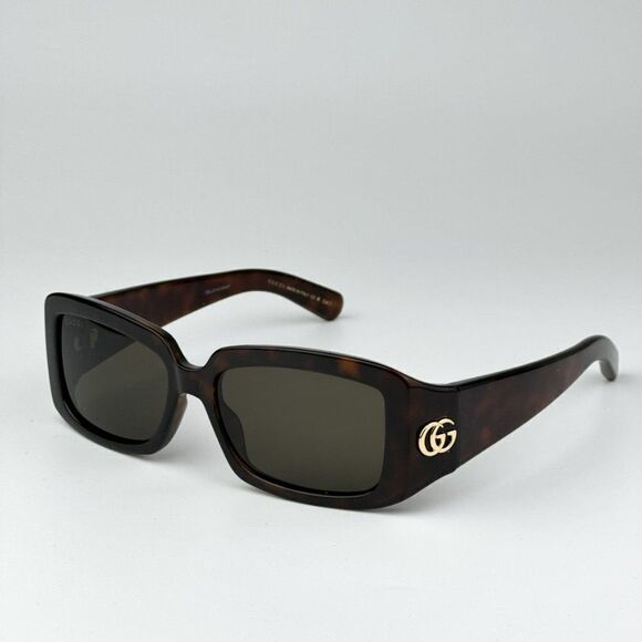 NEW Gucci GG1403S 002 Dark Havana Brown Unisex Rectangle Sunglasses GG 1403S main image 10